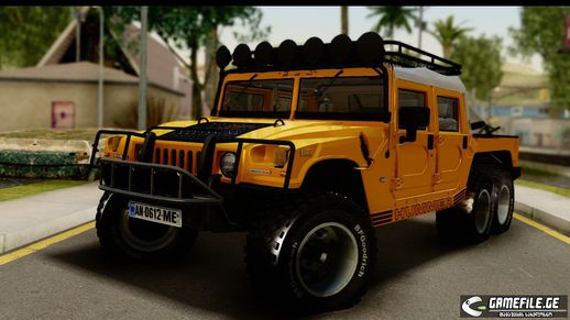 HUMMER H1 6-wheel