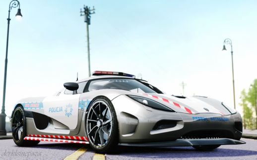 Koenigsegg Agera Policja