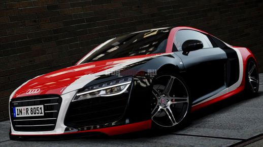 Audi R8 plus 2013 HRE RIMS