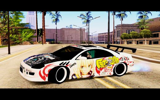 Mitsubishi Eclipse 2003 Fate Zero Itasha