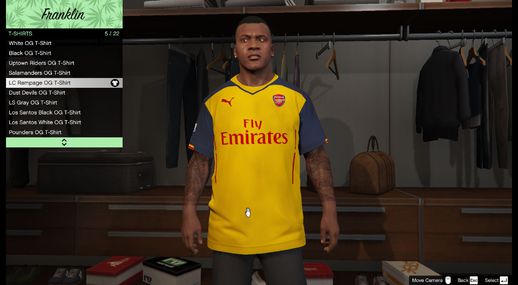 Arsenal Away Kit for Franklin