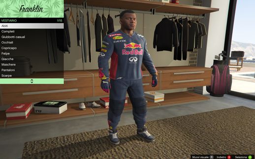 RedBull Suit for Franklin 1.0