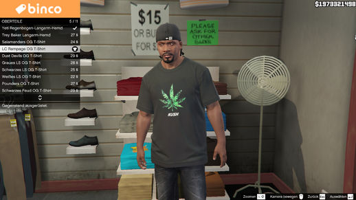 Kush Shirt for Franklin