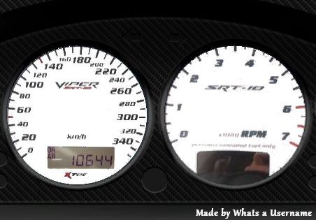 Viper SRT-10 Gauges for Banshee