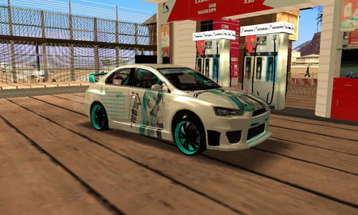 Mitsubishi Lancer x Miku Hatsu + Mod Cleo