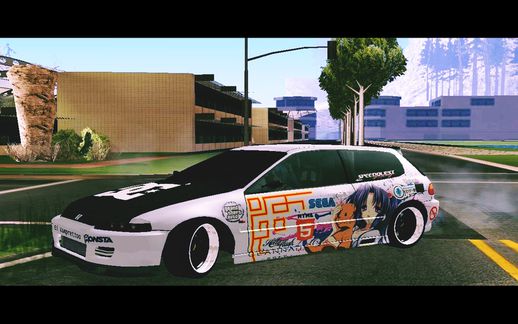 Honda Civic EG6 Kotomi Clannad Itasha