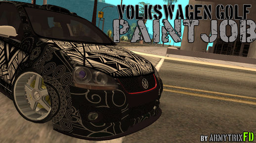 Paintjob for Volkswagen Golf GTI Mk5 Tunable