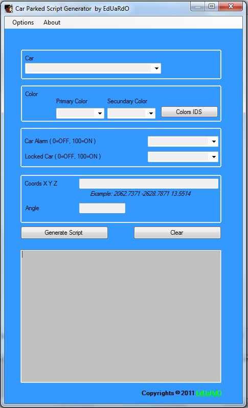 Car Parked Script Creator V2