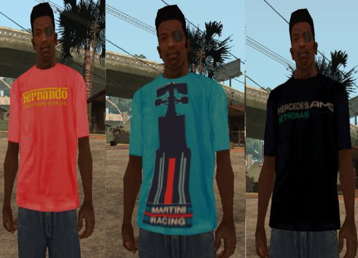 Formula 1 T-Shirt Pack #1