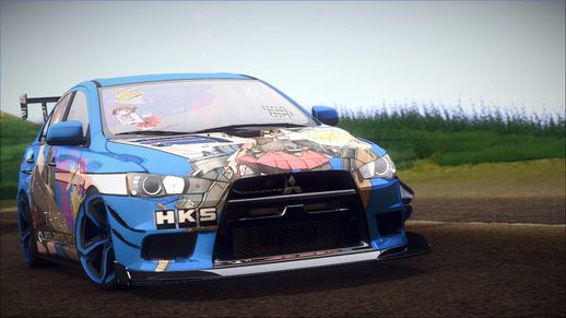 Mitsubishi Lancer Evolution X Taihou Itasha