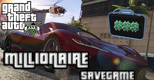 GTA V PC Millionaire Savegame