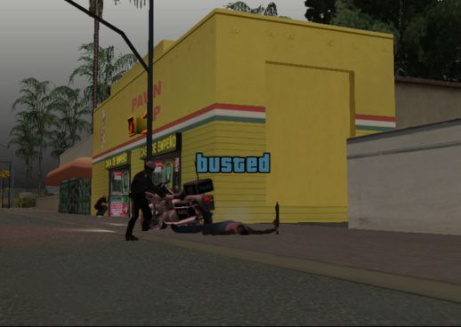 GTA V Busted for GTA SA