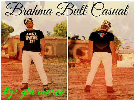 Skin Brahma Bull Casual