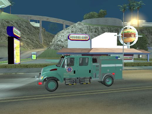 SACFR San Andreas County Fire Rescue International Type 3 Rescue Engine