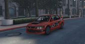 Mitsubishi lancer EVO Tokyo Drift