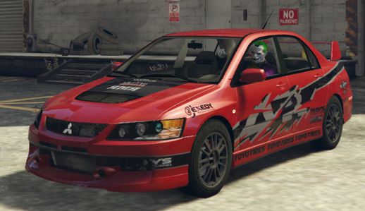 Mitsubishi lancer EVO Tokyo Drift