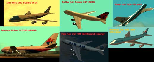 Boeing 747 New Skin Pack (2) 