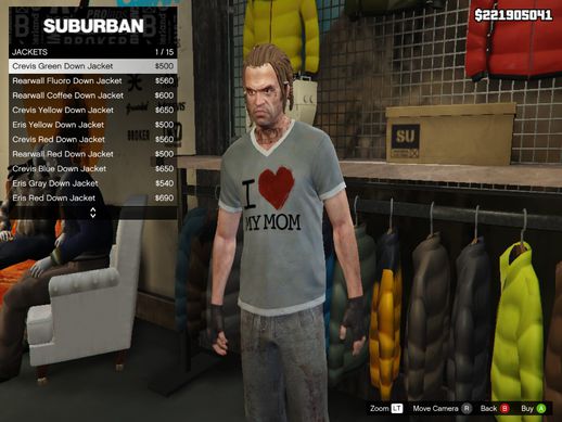 More Trevor Shirts (Bubble Jacket Replacer)