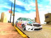 Mercedes Benz C63 AMG Momoka and Nonoka Itasha