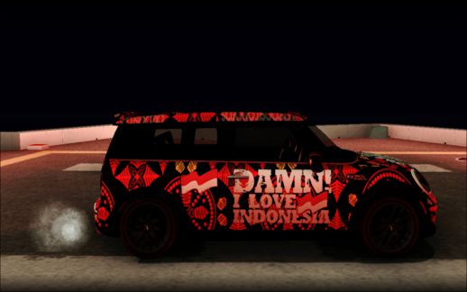 Mini Cooper Batik PaintJob