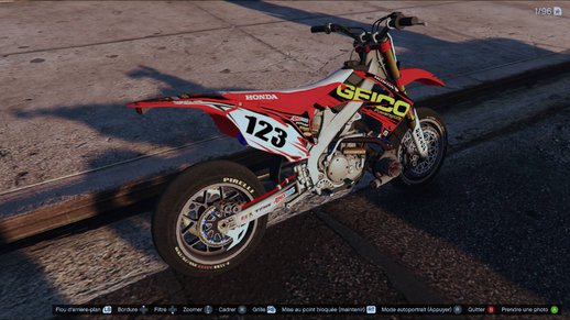 Honda CRF Geico 450cc Supermoto