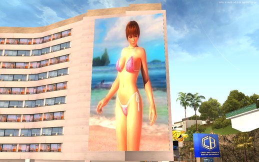 DOA 5 Kasumi Bikini Billboard