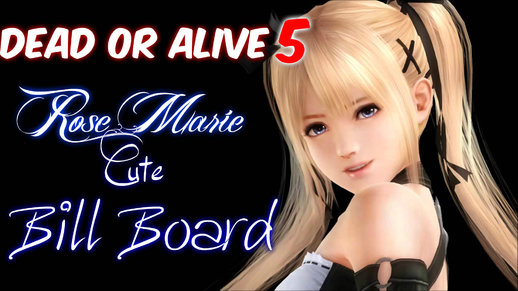 DOA5 Marie Rose BillBoard