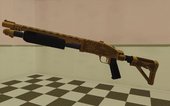 GTA V Pump Shotgun (Luxury Camo from Lowrider DLC)