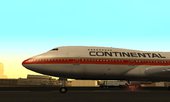 Boeing 747-200 Continental Airlines 'Red Meatball'