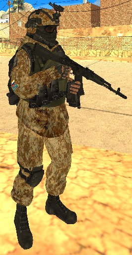 MW2 Russian Airborne Troops desert camo