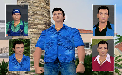 Vice City Tommy Skins Mod (5 Skins) 