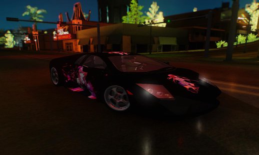 Lamborghini Murcielago 2005 Yuno Gasai Paintjob