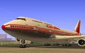 Boeing 747-437 Air India Tanjore Old And new skin