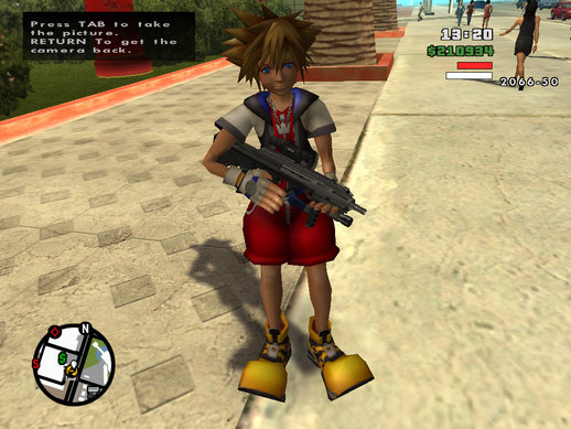 Kingdom Hearts 2 - Sora Early Costume Fix