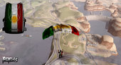 GTA V Parachute With Kurdish Flag 