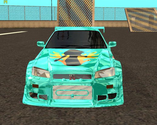 Nissan GTR R34 Cyan Edition 2001