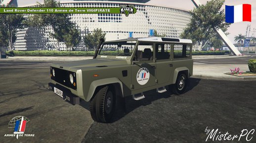 Land Rover Defender 110 Armée de Terre VIGIPIRATE