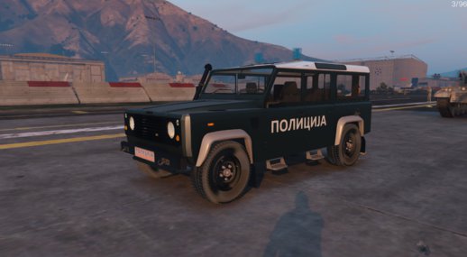 Land Rover Defender Macedonian Police