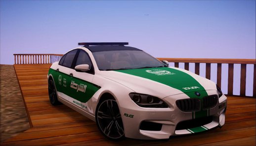 2014 BMW F06 M6 Gran Coupe Dubai Police