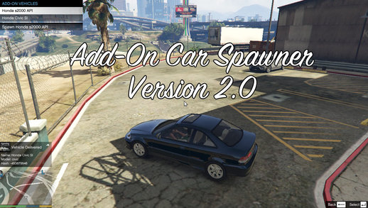 Add-On Car Spawner Menu v2.2.4