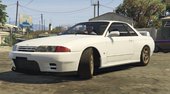 Nissan Skyline GT-R (R32) + 5 wide Rims