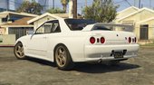 Nissan Skyline GT-R (R32) + 5 wide Rims