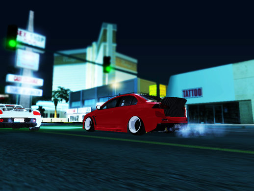 Mitsubishi Evo X Stance