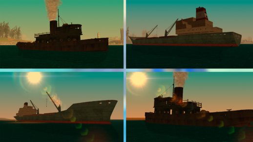 Ships on Beach of Santa Maria V1.1