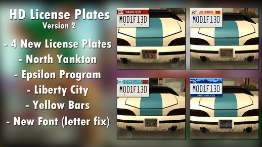 HD License Plates V2