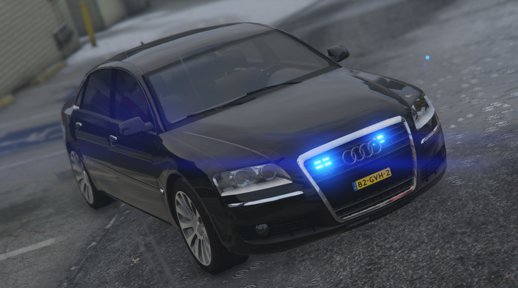 Audi A8 W12 Politie