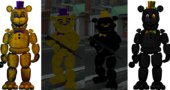 FNAF 4 Fredbear and Nightmare