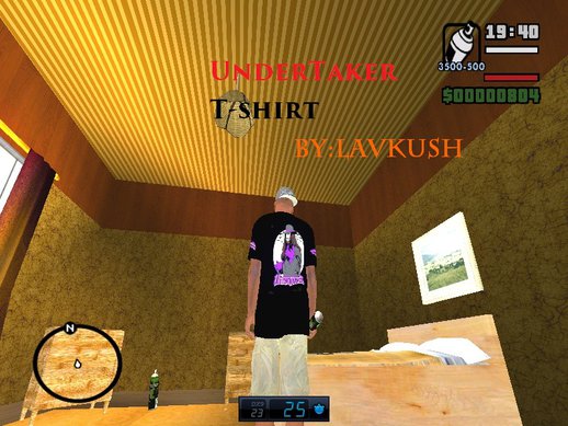 UnderTaker T-shirt For GTA sa