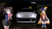 Nissan 240SX Stance With Nico Yazawa Itasha Livery