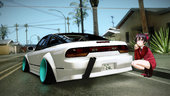 Nissan 240SX Stance With Nico Yazawa Itasha Livery